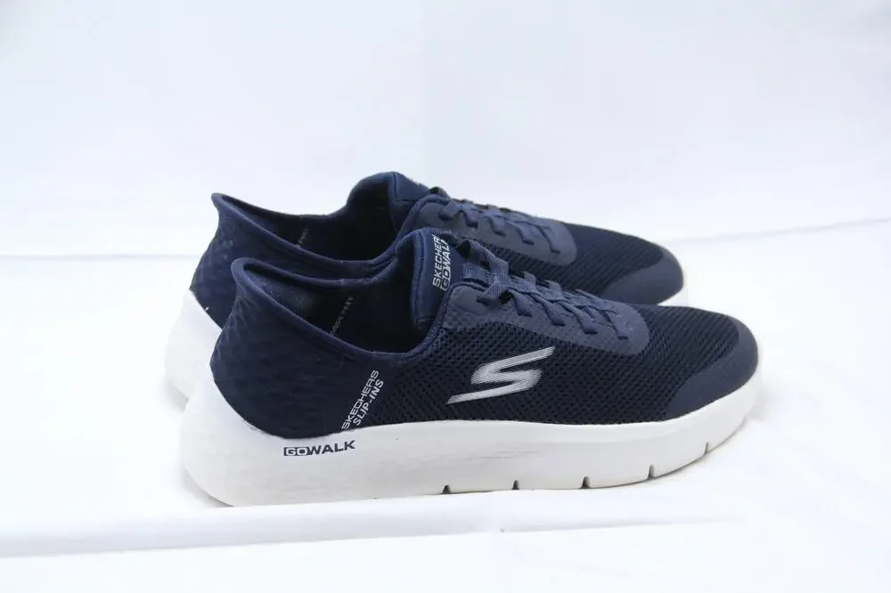 Skechers Go Walk Shoes Womens Size 9 Navy Blue Comfort Sneakers SN124836 NVW